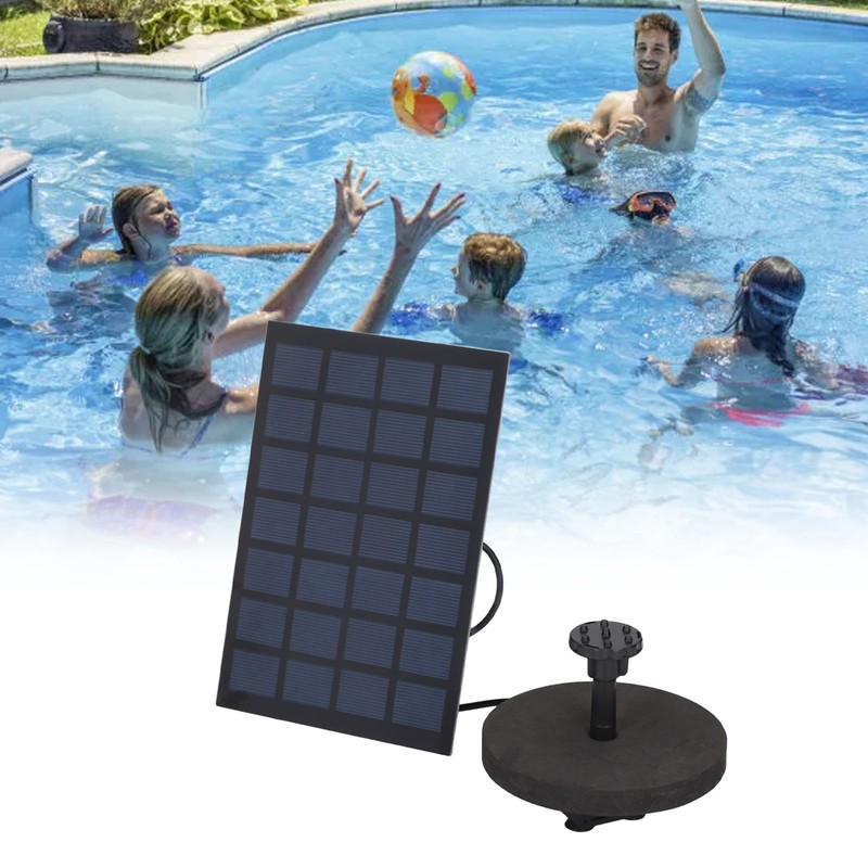 Solar Fountain Pump Direct Drive 6 Nozzles Low Power Consumption