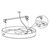 EGLO Fueva 5 LED Ceiling Light, Diameter 28.5 cm, Surface-Mounted