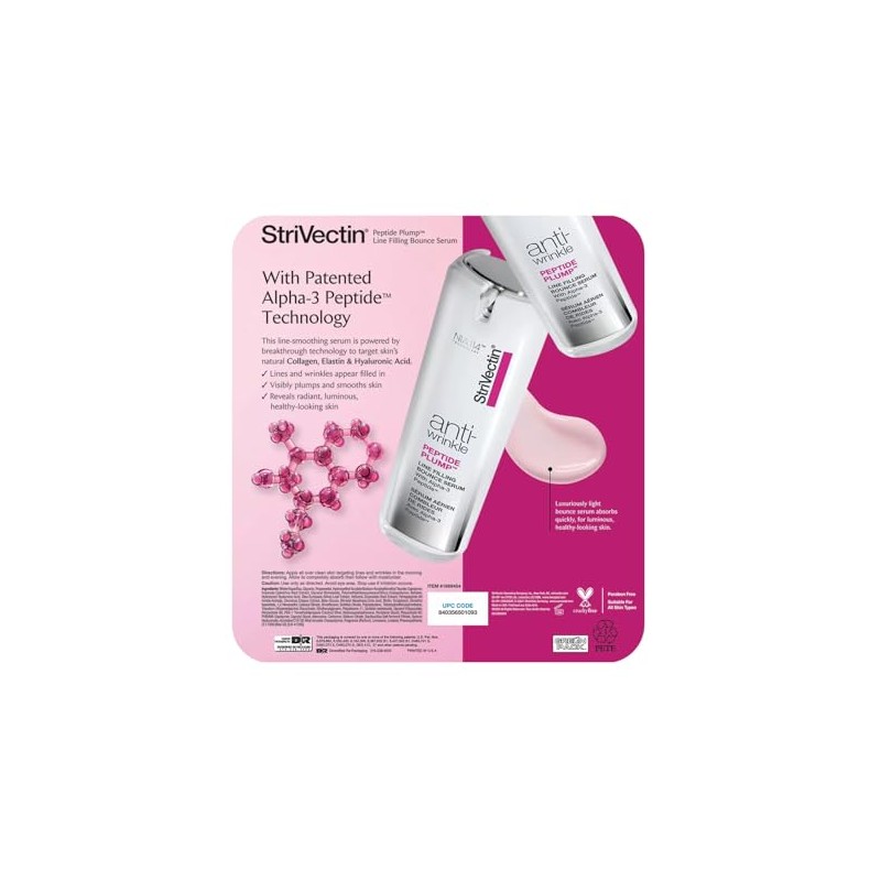 StriVectin Anti Wrinkle Peptide Plump Line Filling Bounce Serum Facial