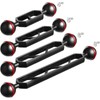 8" Double Ball Aluminum Extension Arm, 1" Ball Connector Underwater