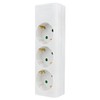 REV Power Strip, Multiple Socket without Cable, 3-Way, Max. 3680