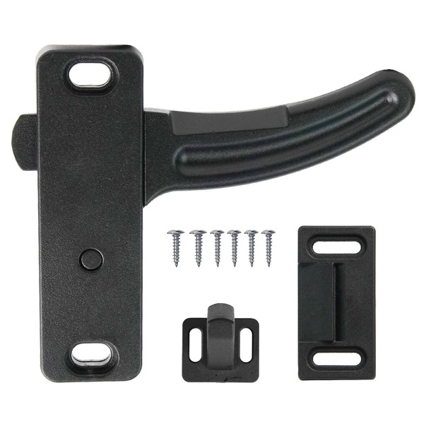 TrustWheel Metal RV Screen Door Latch Right Handle Kit, RV