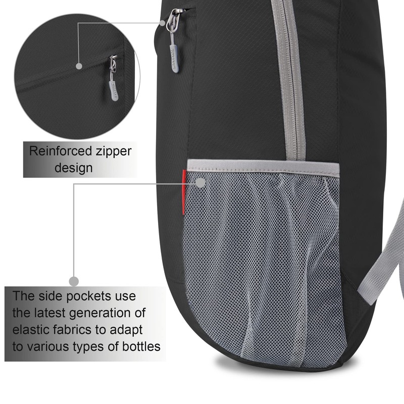 ZOMAKE Foldable Backpack Lightweight Rucksack 20L,Ultra Packable Small Backpacks Water