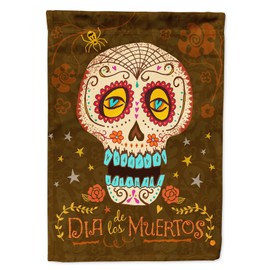 Caroline's Treasures VHA3031GF Day of the Dead Garden Flag Mailbox Flag Decorative Yard Flag Banner Outside Patio Artwork Yard Flower Beds, Garden Size, Multicolor