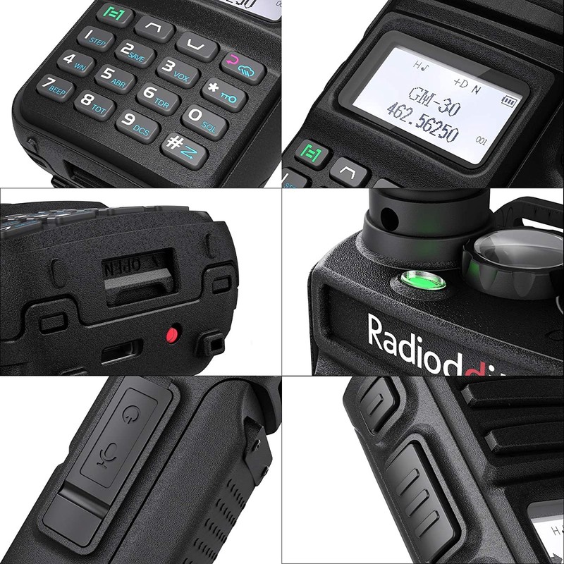 Radioddity 2 Pack GM-30 GMRS Handheld Radio 5W Long Range