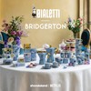 Bialetti - Bridgerton Set 4 cucchiaini dorati, Acciaio