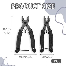 Chain Lock Pliers, Chain Lock Pliers, Chain Pliers, Bicycle Chain, 2 in 1 Opener and Close Pliers/Bike Chain Tool, Bicycle Chain Tool, Chain Pliers for Mountain Bikes for Chains Repair (16.5 cm)