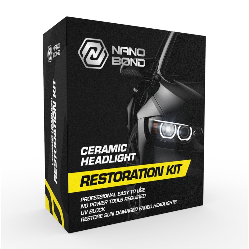 Nano Bond Ceramic Headlight Restoration Kit - No Power Tools