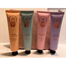 Wanderflower Hand Cream Repair 4pc Set Jasmine Basil Lavender