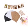 CAXUSD 30pcs Retro Kraft Paper Photo Frames for Wall Decoration
