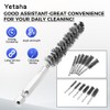 Yetaha 6Pcs 304 Stainless Steel Copper Tube Pipe Cleaner, 50mm