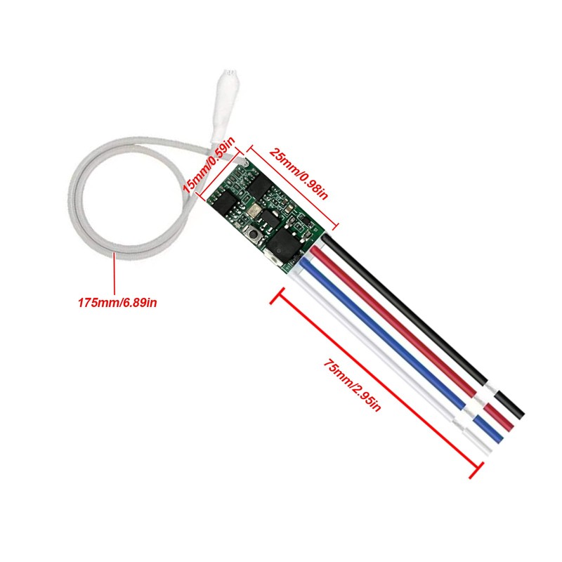 Bkiyougo 433mhz Remote, 12v Remote Control Switch, DC 6V 12V