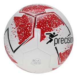 Precision Unisex-Youth Fusion IMS Training Ball, White/Red/Grey/Black, 3