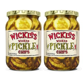 Wickles Wicked Pickle Sandwich Chips 2 Pack 16 Oz Total 1 Pound