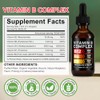 Vitamin B12 Liquid Drops with B6, Sublingual Methylcobalamin B Complex