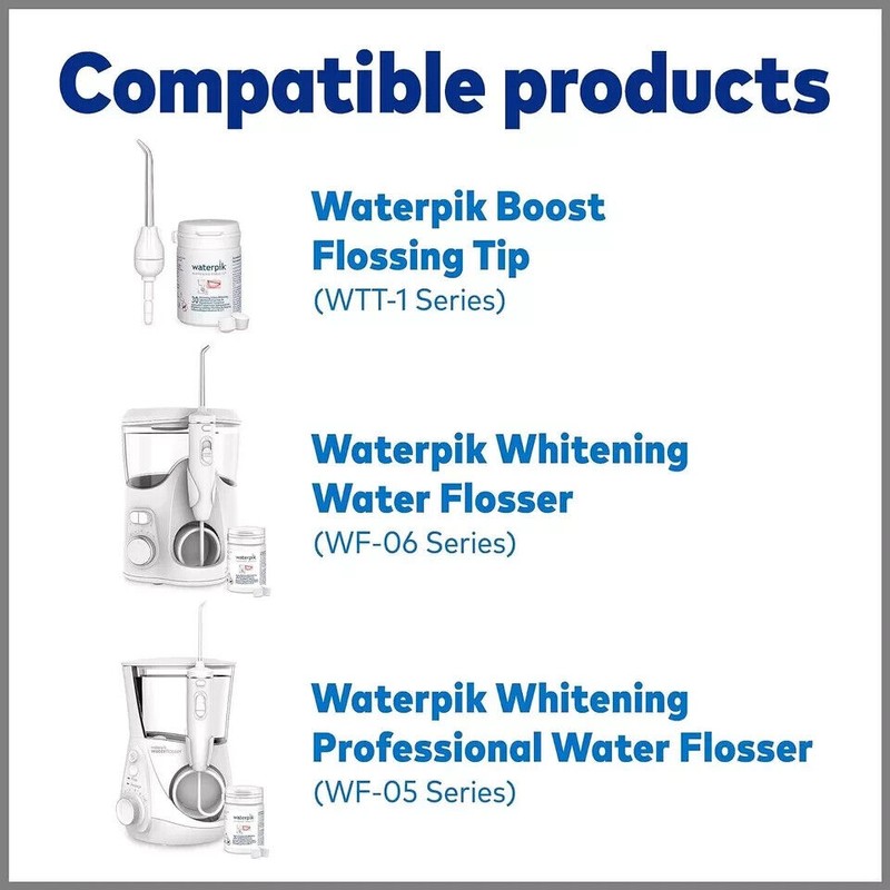 Waterpik Fresh Mint Whitening Refill Tablets (30 Count) – For