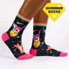 Sock It To Me Women's Glitter Space Cats Socks