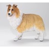 Semeid Handmade Resin Shetland Sheepdog Figurine (Brown)