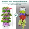 Tectsia Strawberry Vertical Planter GardenTower, 5 Tiered Stackable Planter with