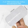 DONECO TENS Unit Pads 2X4 20 Pcs Replacement Pads Electrode