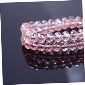 Tofficu Crystal Beads 300pcs Bicone Glass Beads for DIY Jewelry Craft Accessory