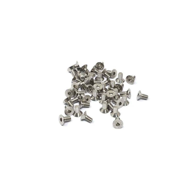 iexcell 50 Pcs M6 x 12mm Thread Pitch 1 mm