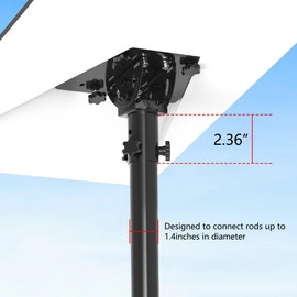 Starlink Gen 3 Pipe Adapter Mount, Adjustable Tilt 160 Degree and Horizontally Rotatable 360 Degree for Better Signal, Starlink Internet Kit Satellite Pole Mounting Kit