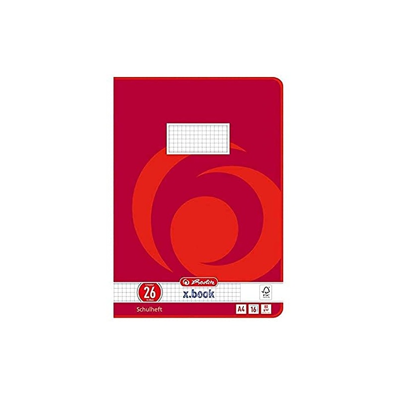 Herlitz 3322609 School Notebook A4, UWS, Lineatur 25/liniert