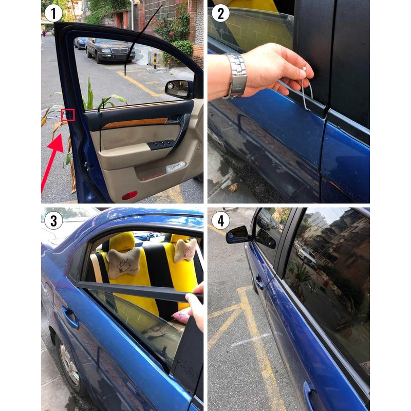 Weatherstrip Window Moulding Trim Seal Belt Fit for Toyota Sienna