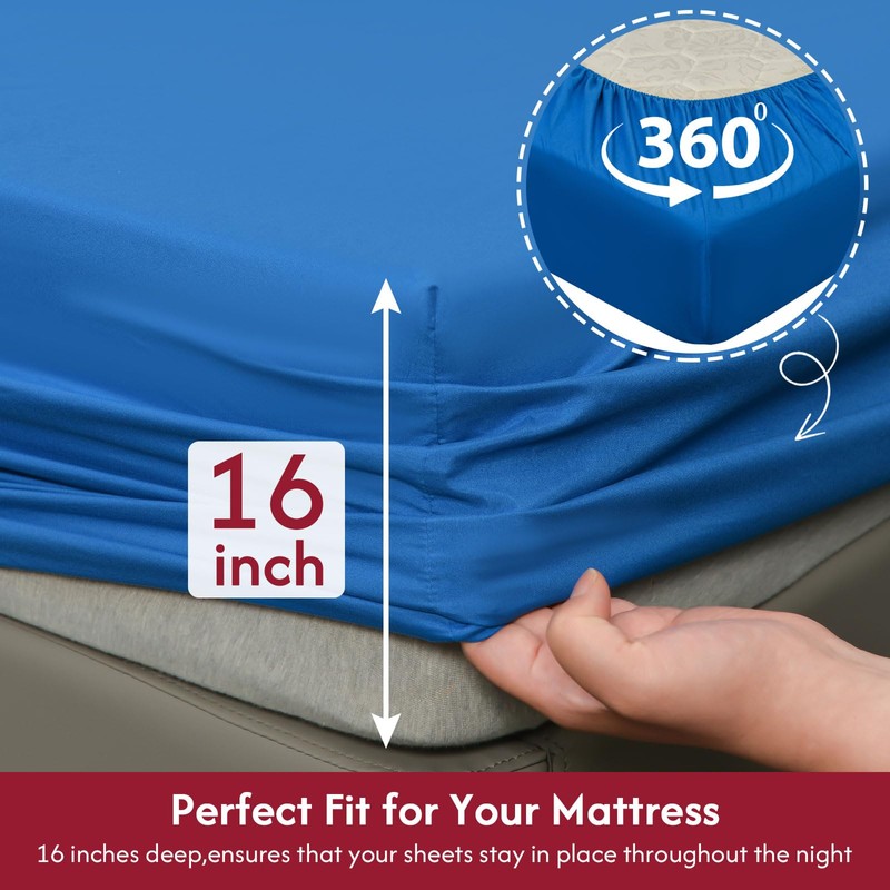 LONAVA Twin XL Size Sheet Set - 4 Piece Hotel