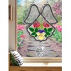 KY&BOSAM Angel Suncatcher I Love You Sister Stained Glass Panels