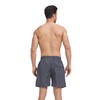 Ougelebo Men's Swimming Trunks with Zip Pocket, Quick-Drying, gray