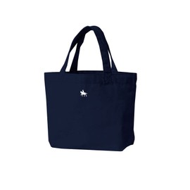 Sendai Domain "Date Masamune" Equestrian Statue 0001 Tote Bag, Canvas, Women's, Men's, Canvas, Small, B5 Bag, Eco Bag, navy