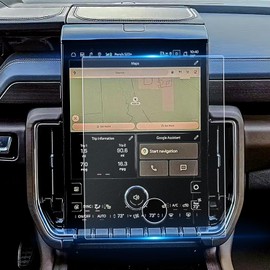 For 2025~2026 GMC Yukon (Elevation/AT4/AT4 Ultimate/Denali/Denali Ultimate) Screen Protector 16.8 Matte Anti-Glare Tempered Glass Touchscreen *1 Accessories 9H Hardness Glass - No More Fingerprint