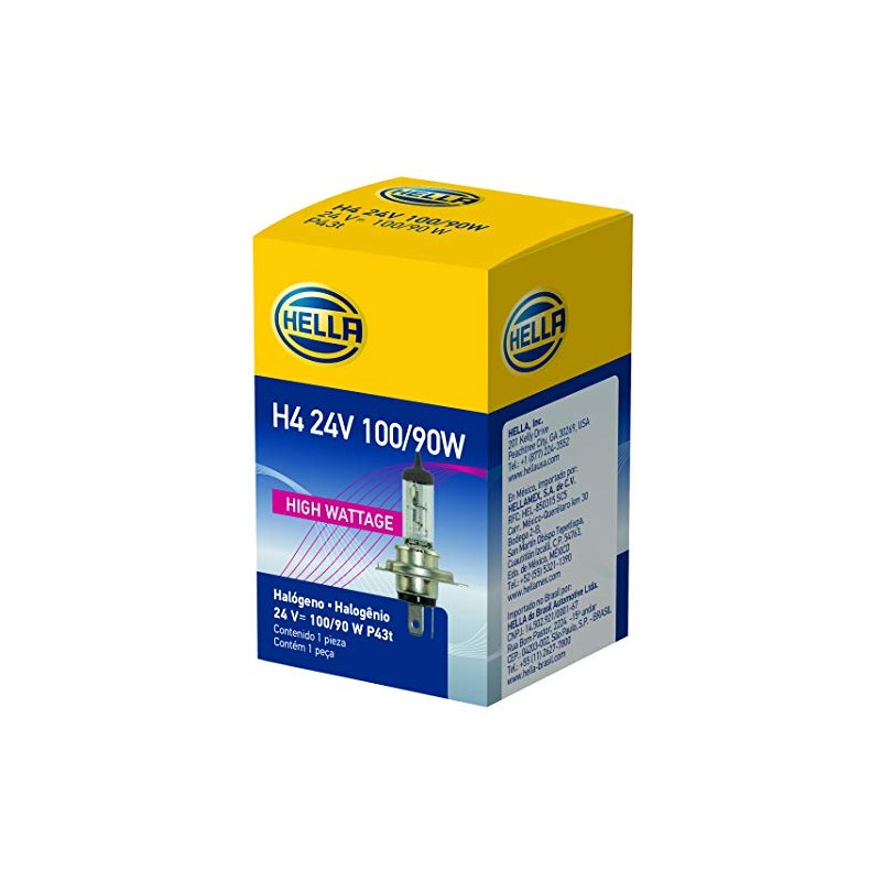 Hella H4 24V 100/90W High Wattage Bulb