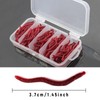 360 Pieces Artificial Worm, Soft Plastic Worms, Artificial Earthworm, Artificial
