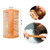 Veraly Kit 5p Cuidado De Barba Cepillo Bambú Tijera Navaja