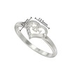 Aeon Jewellery Silver Mum Ring -925 Sterling Silver & Cubic