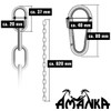 AMANKA 230 kg Hanging Chair Chain with Ceiling Hook -