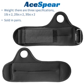 AceSpear Wrist Weights with Thumb Loops Lock for Men Women 1lb*2 2lbs*2 3lbs*2 Ankle Weights Weighted Gloves for Running Strength Training Walking Exercises