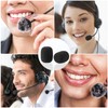 PAGOW 4 Pcs Mini Foam Microphone Windscreens ＆ Furry Cover,