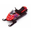 KiNSMART 5.25" Diecast Model Pullback Toy Snowmobile (Orange)