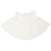 Silk lace neck cover white
