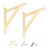 Velano - 2 x Angle Shelf Brackets Set of 2