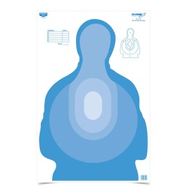 Birchwood Casey Eze-Scorer Transitional Blue Paper Target (Per 100), 23 x 35-Inch