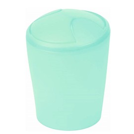 Spirella Move 1018632 Bottle Bathroom Accessories Waste Bin, Frosty Mint, 21 x 15 x 15 cm