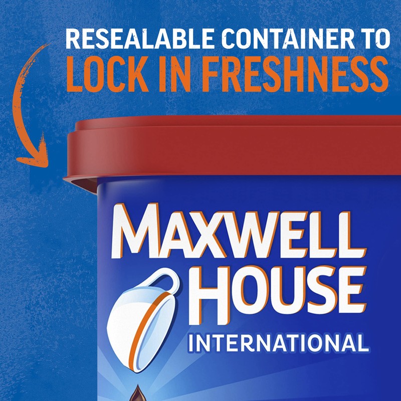 Maxwell House International Hazelnut Cafe-Style Beverage Mix, 9 oz Canisters