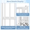 PETSITE Extra Tall Pet Gate, 30.5-41 Inch Adjustable Heavy-Duty Metal