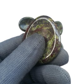 Sunshcat Natural Dragon Blood Jasper Water Drop Chakra Thumb Worry Crystals and Healing Stones,Stress Relax Reiki Crystal Pocket Palm Stones