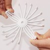 4 Pack Rotating Tie Rack Hangers - Closet Organizer Hooks